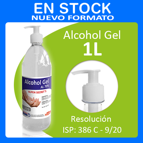 Alcohol Gel 1 Litro - Imagen 2
