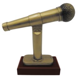 Trofeo Resina Micrófono MIC24
