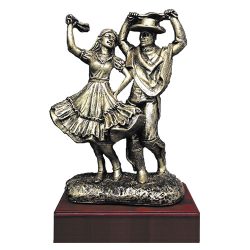 Trofeo Resina Cueca Oro 19G-23G