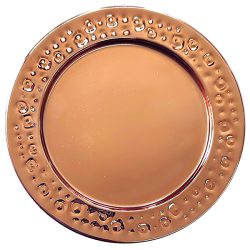 Set De 2 Posavasos Encobrizados Martillado M112