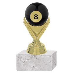 Trofeo Plástico Pool Bola