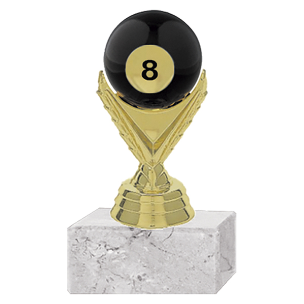 Trofeo Plástico Pool Bola