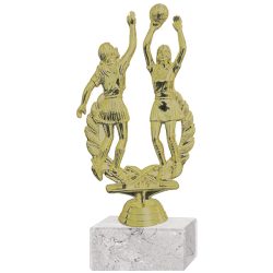 Trofeo Plástico Básquetbol Femenino 2 Jugadoras