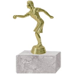 Trofeo Plástico Bocha Femenino