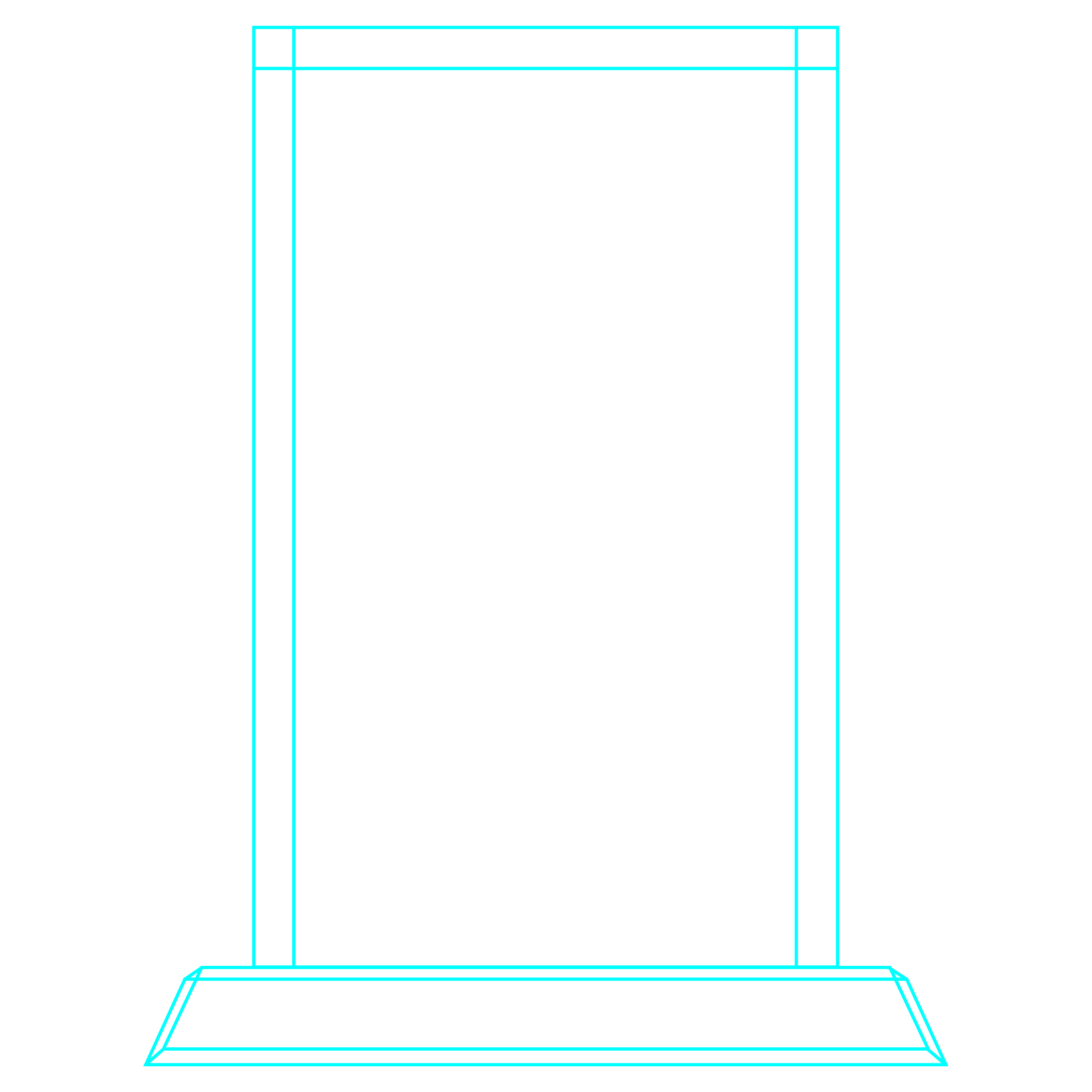 Galvano Cristal Rectangular 6308 - Imagen 3