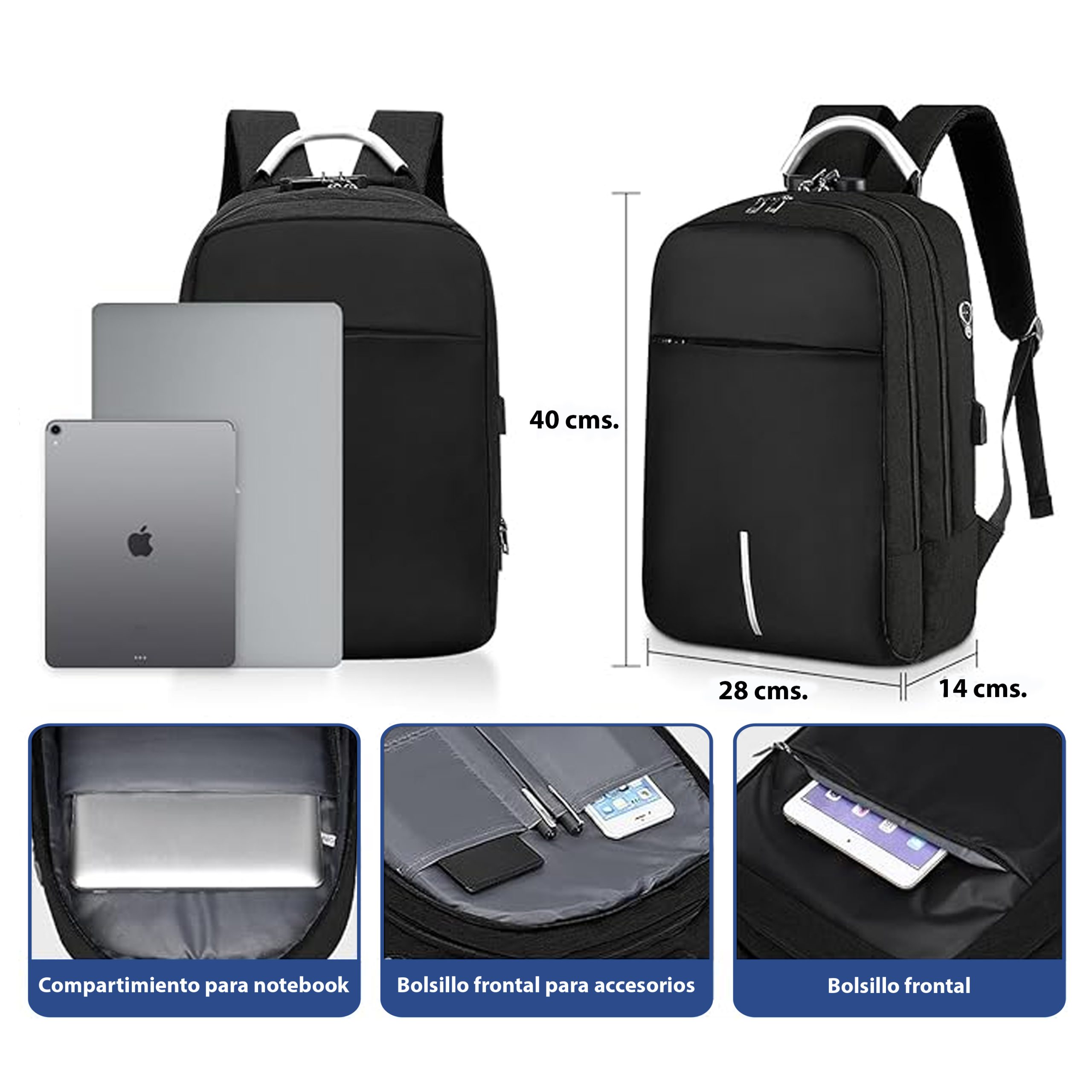 Mochila Porta Notebook E47 - Imagen 6