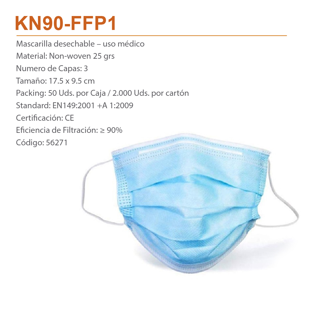 Mascarilla KN90 - FFP1 - Imagen 3