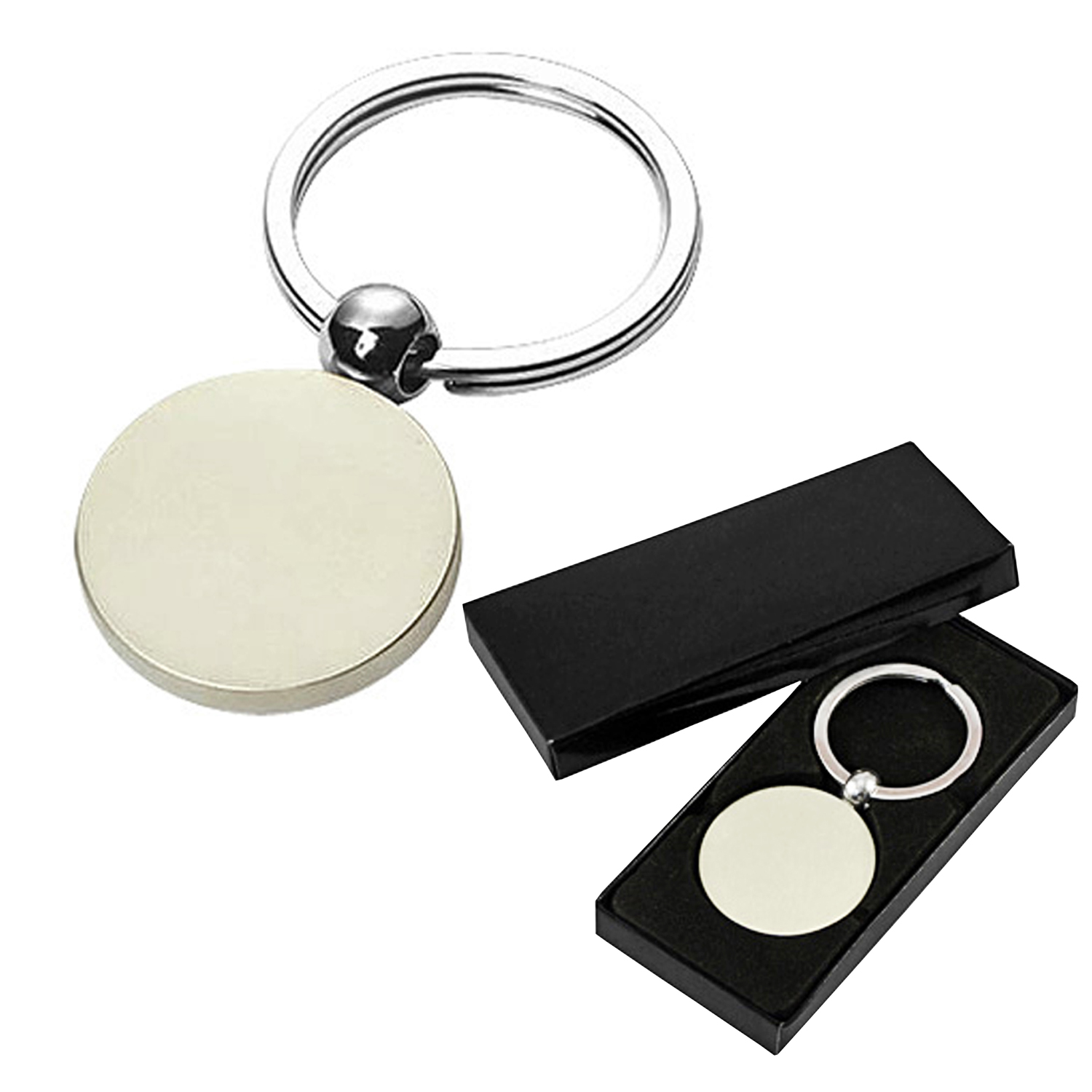 Llavero metálico redondo K6