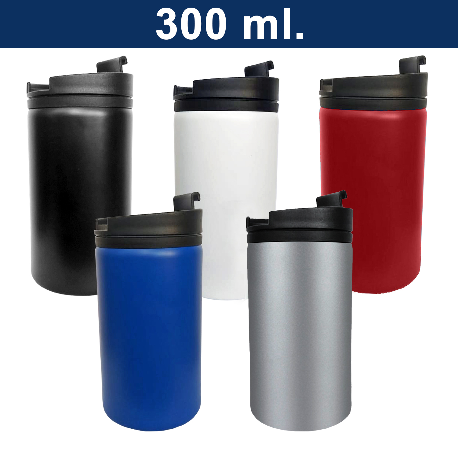 Mug Térmico Acero inoxidable Plástico M14 - Imagen 2