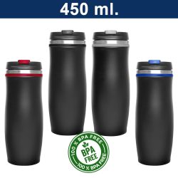 Mug Térmico Acero inoxidable Negro M18