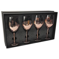 Set de 4 Copas de Vino Encobrizadas M87