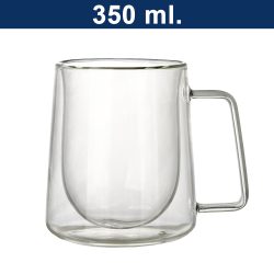 Vaso de vidrio doble pared M9