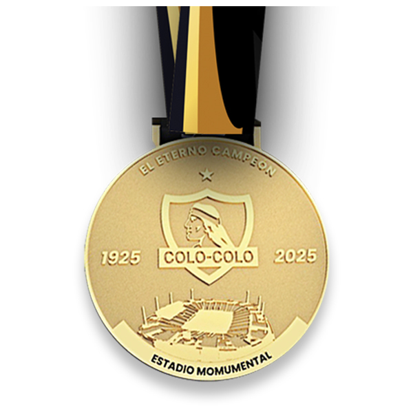 Medallón Conmemorativo Centenario Colo Colo - Imagen 4