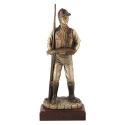 Trofeo Resina Pescador Caña 6496