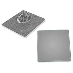 Piocha Broche Cuadrado Plateado (Pins)