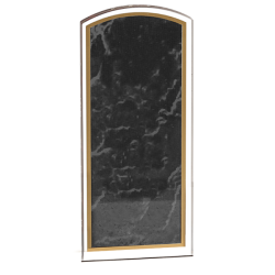 Acrílico color grabado láser negro SKU 23