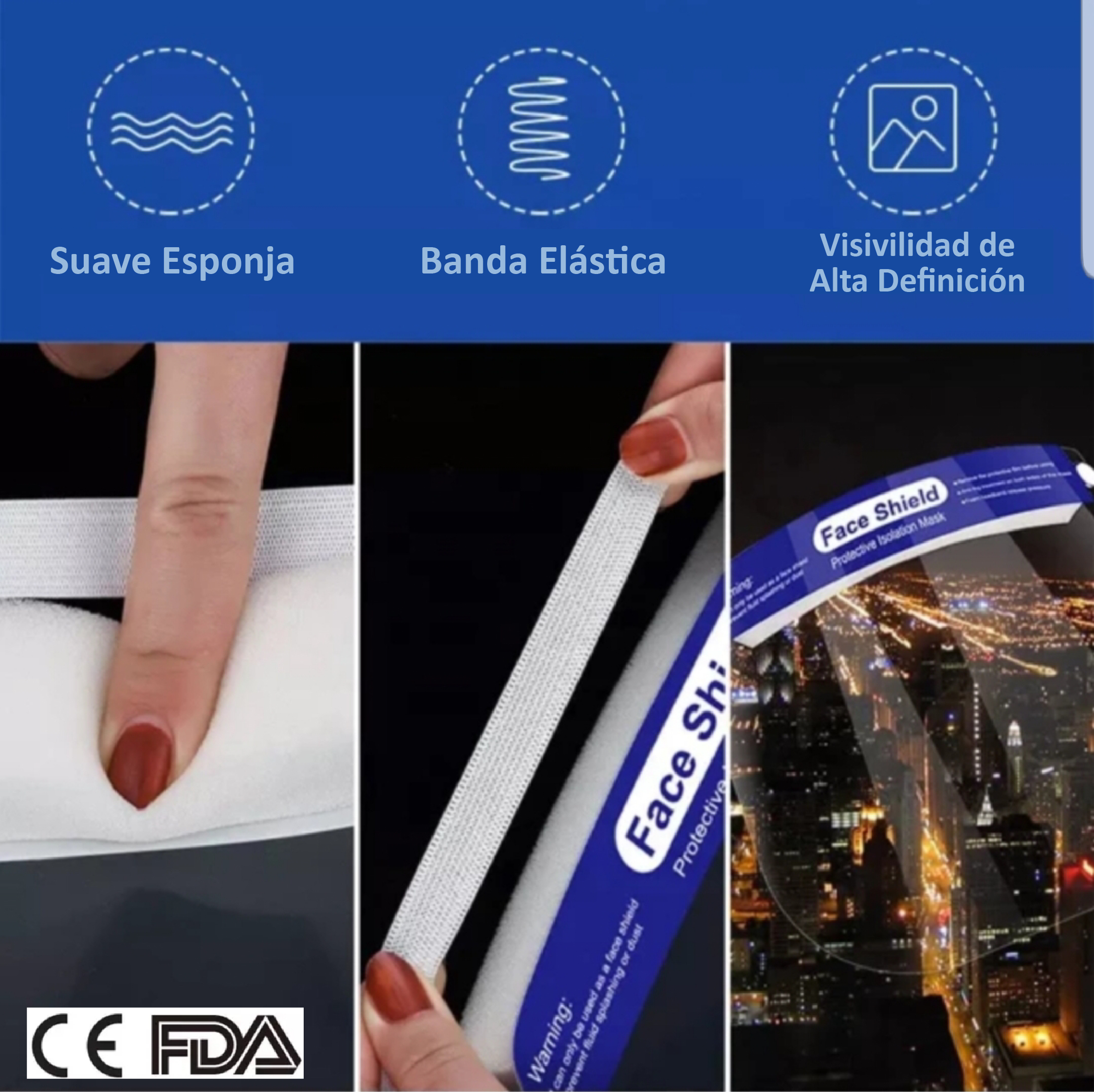 Protector Facial Importado - Imagen 10