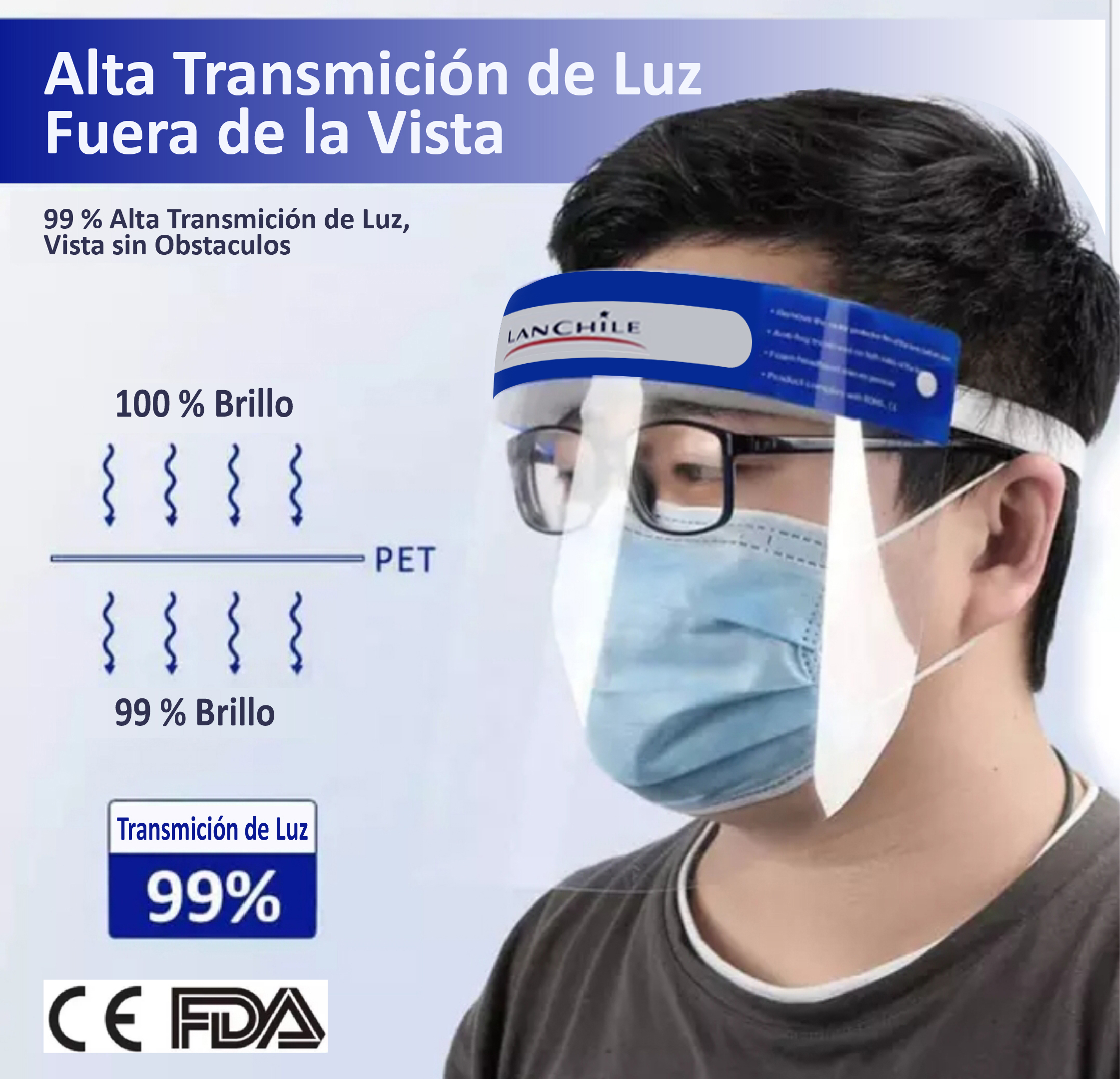Protector Facial Importado - Imagen 4