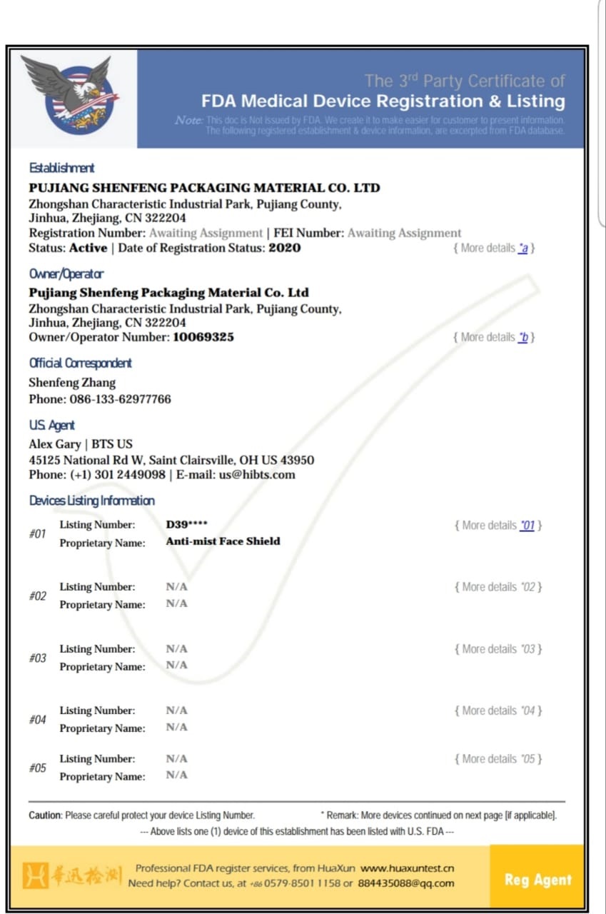 Protector Facial Importado - Imagen 14