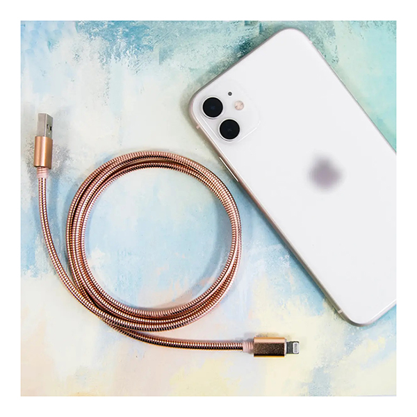 Cable Conector Apple Lightning Encobrizado T64 - Imagen 6