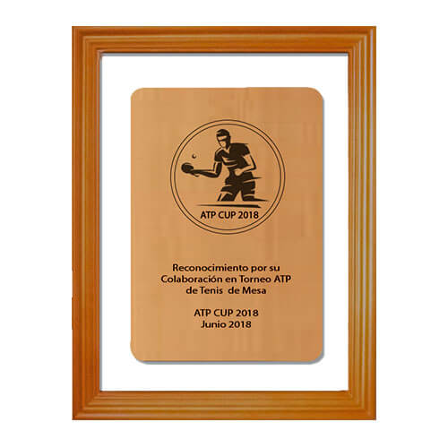 Galvano Vidrio con Madera - Imagen 2