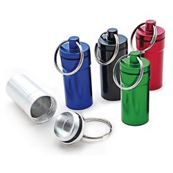 Llavero metálico pastillero K67