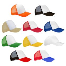 Gorro Jockey Poliéster Esponja Malla Sublimable GR30