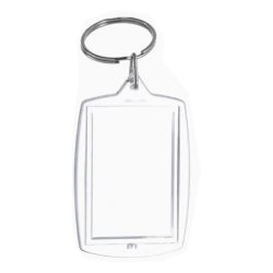Llavero Plástico Transparente para Foto K76