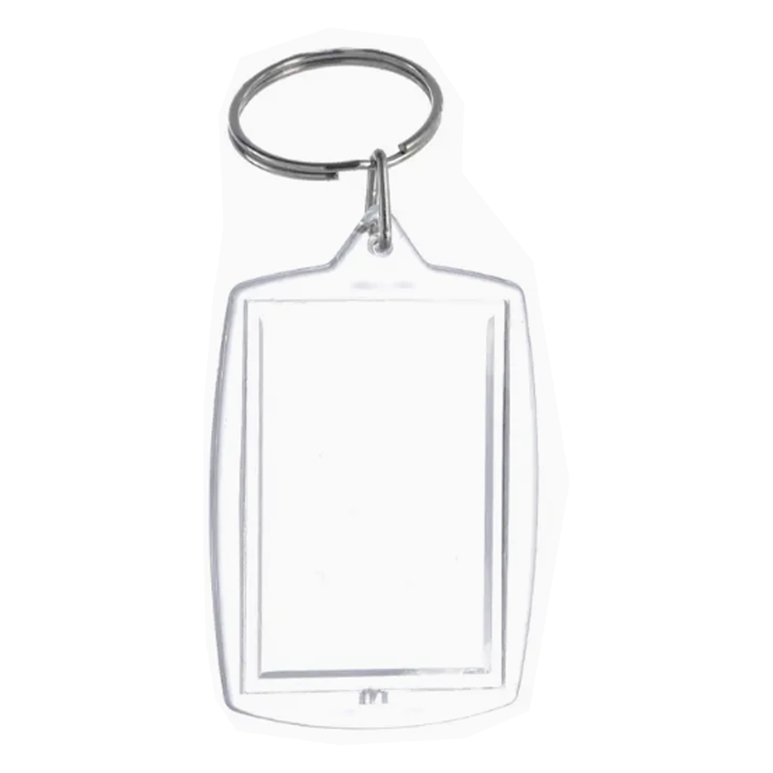 Llavero Plástico Transparente para Foto K76