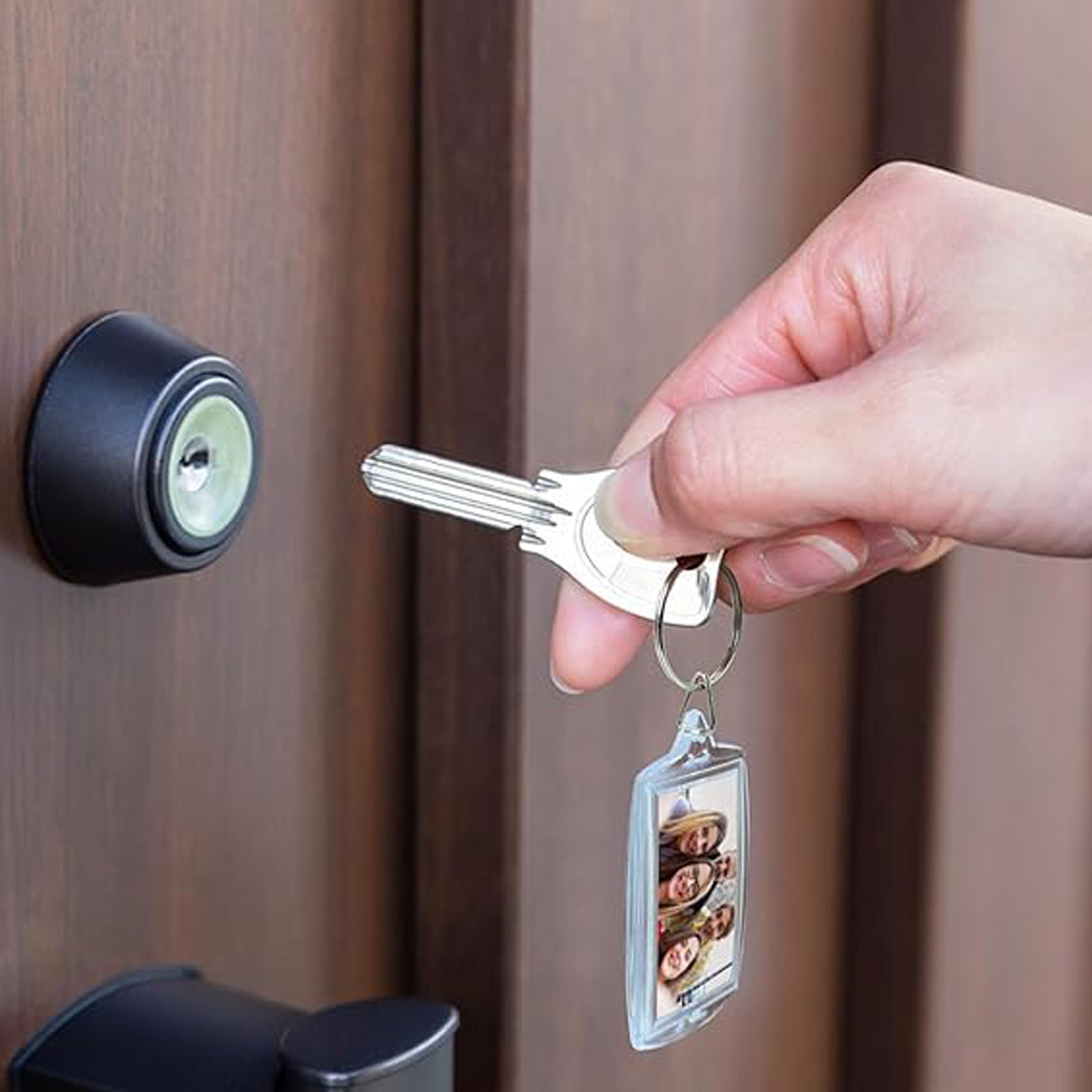 Llavero Plástico Transparente para Foto K76 - Imagen 3