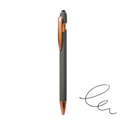 Bolígrafo engomado color gris/cobre L73