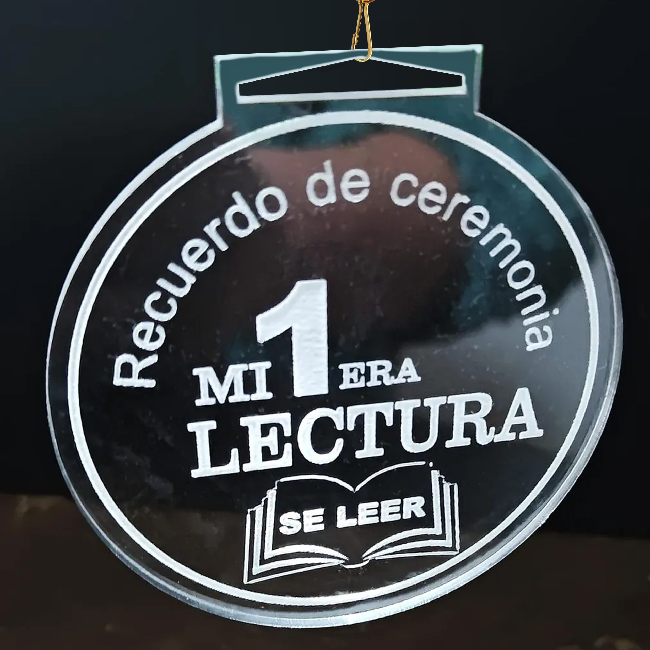 Medalla Acrílico Transparente MD 150 - Imagen 4