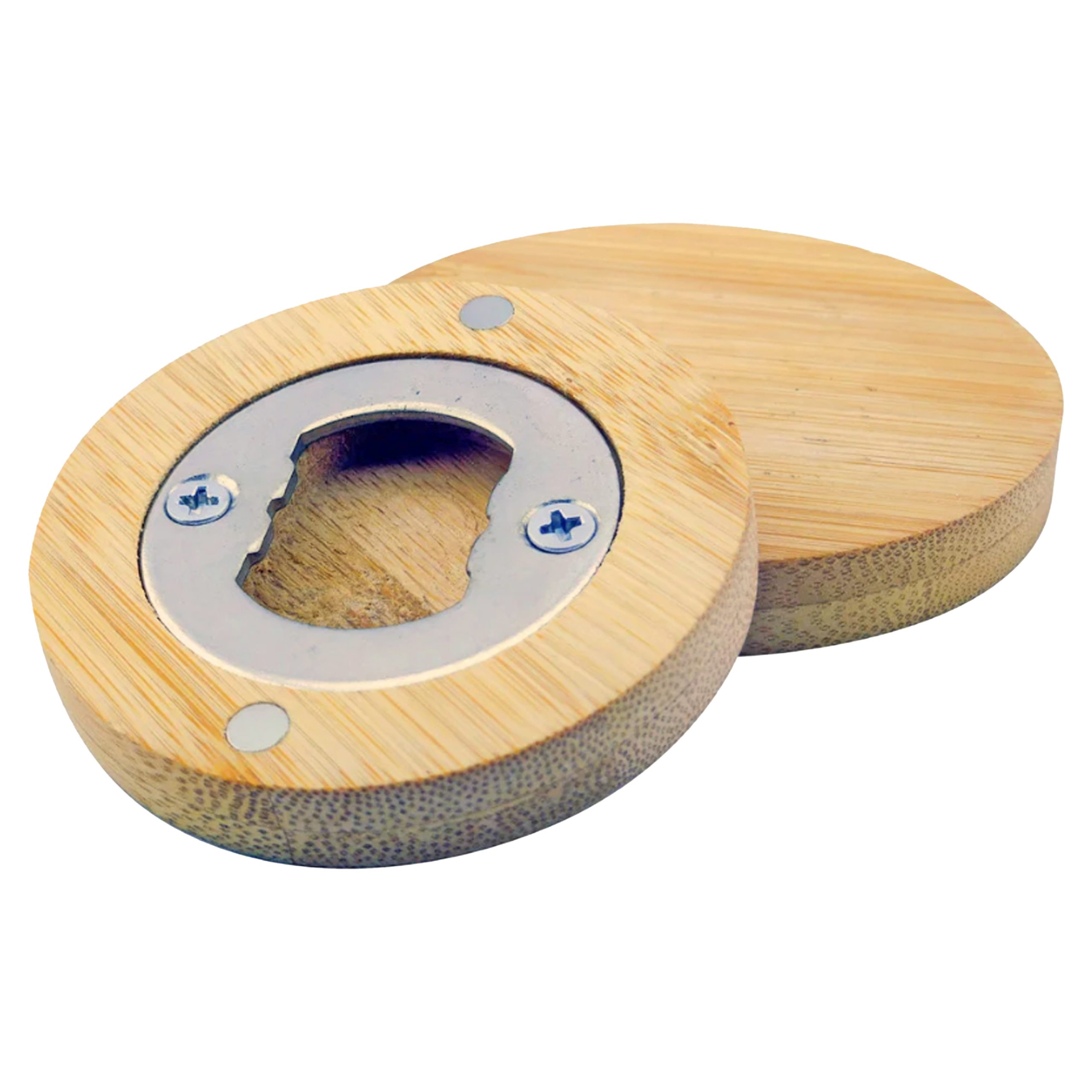 Destapador y Posavasos de Bamboo W230